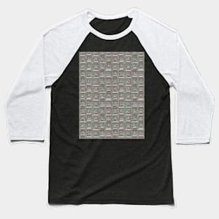 triangles woodblock print Baseball T-Shirt